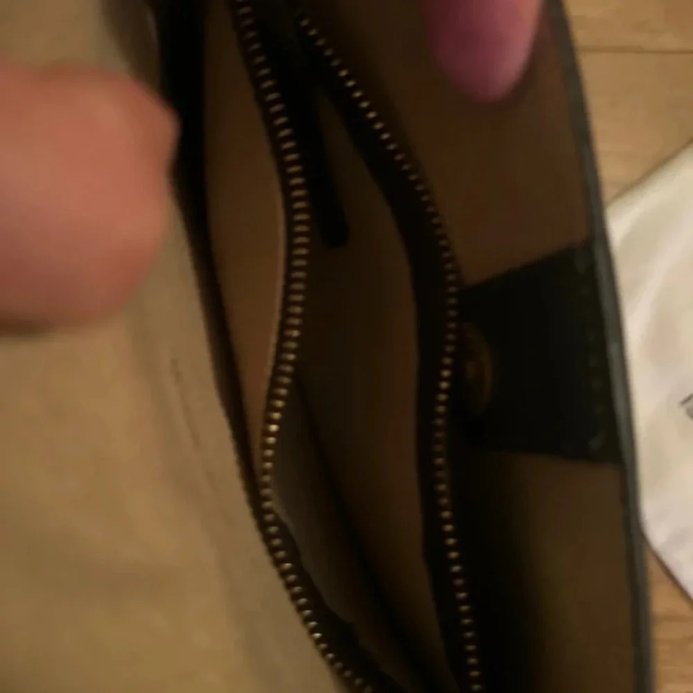 Isabel Marant Black Leather Saddle Bag with Gold StudTrim🖤💛 - Picture 9 of 9